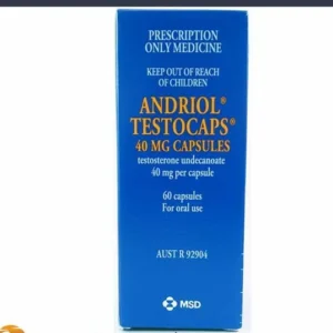 Andriol Testocaps 40mg X 60 Capsules