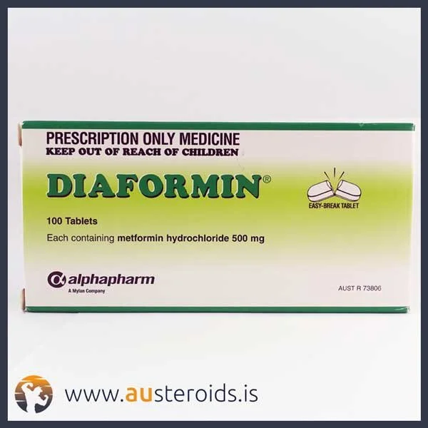 Metformin 500mg X 100 Tablets Diaformin (Pharmaceutical)