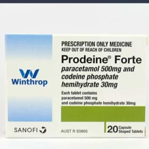 Panadeine Forte (Codeine) 30mg X 20 Capsules (Pharmaceutical)
