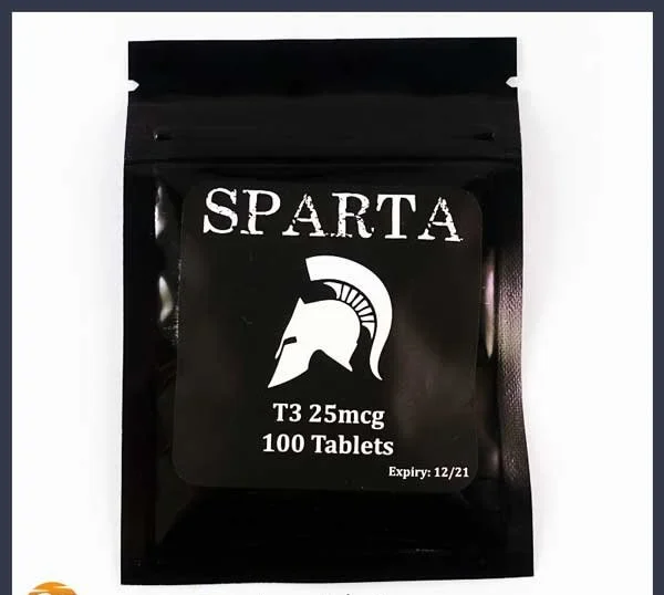 Sparta T3 Tertroxin 25mcg X 100 Tablets